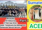 Demo Masyarakat Terkait Bantuan Dan Kinerja Pemkab Pidie Jaya