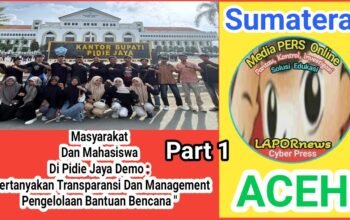 Demo Masyarakat Terkait Bantuan Dan Kinerja Pemkab Pidie Jaya