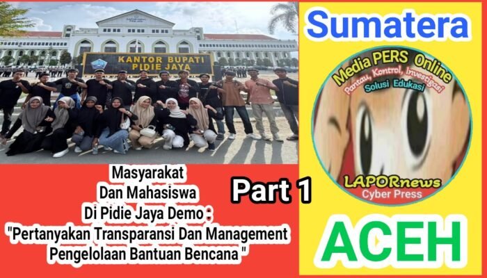 Demo Masyarakat Terkait Bantuan Dan Kinerja Pemkab Pidie Jaya