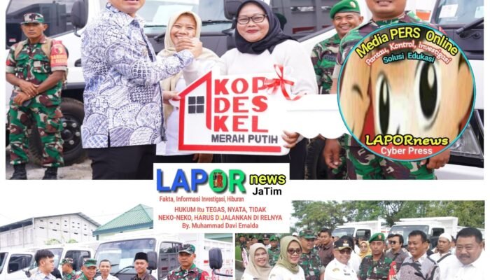 Penyerahan Simbolis dan Pelepasan Kendaraan Truk KDKMP di Wilayah Blitar Raya