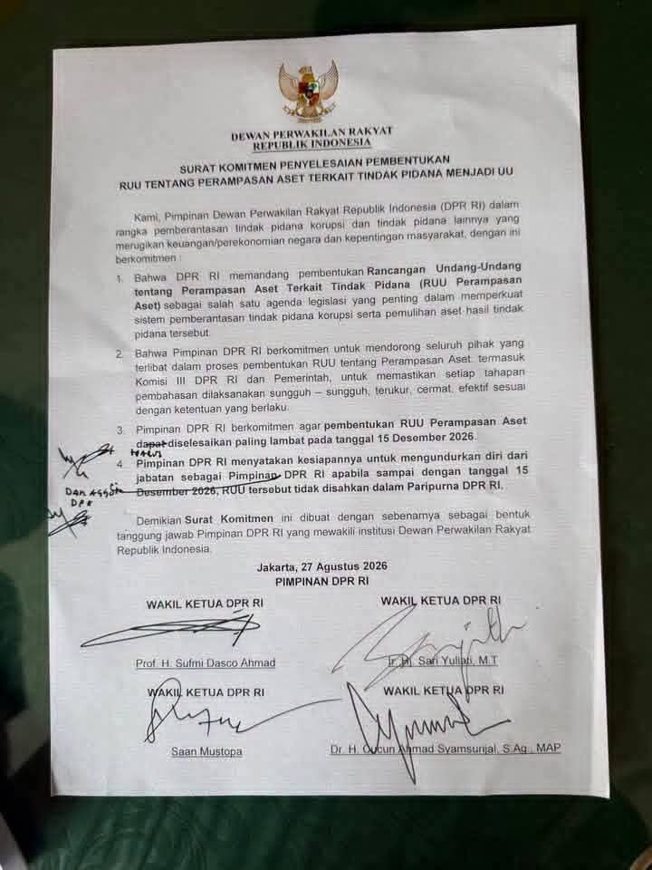 Hasil Demo dan Rapat tgl 27 Agustus 2026